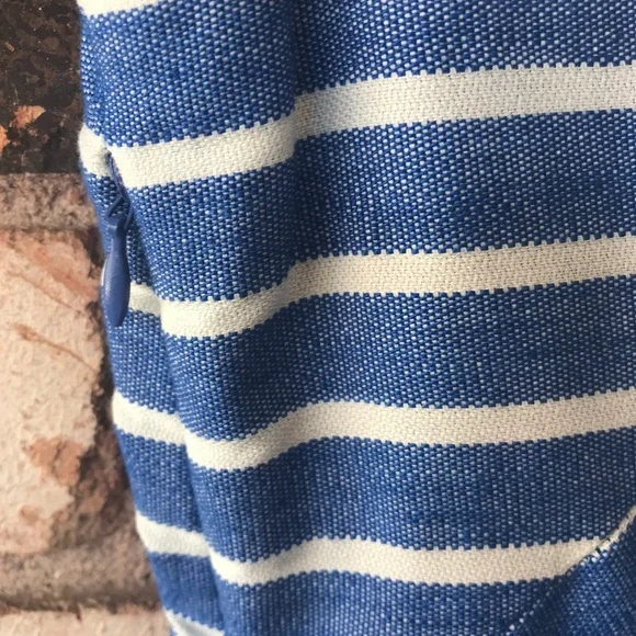 Vineyard Vines Striped Linen Blend Sleeveless Fit & Flare Dress - Picture 6 of 9